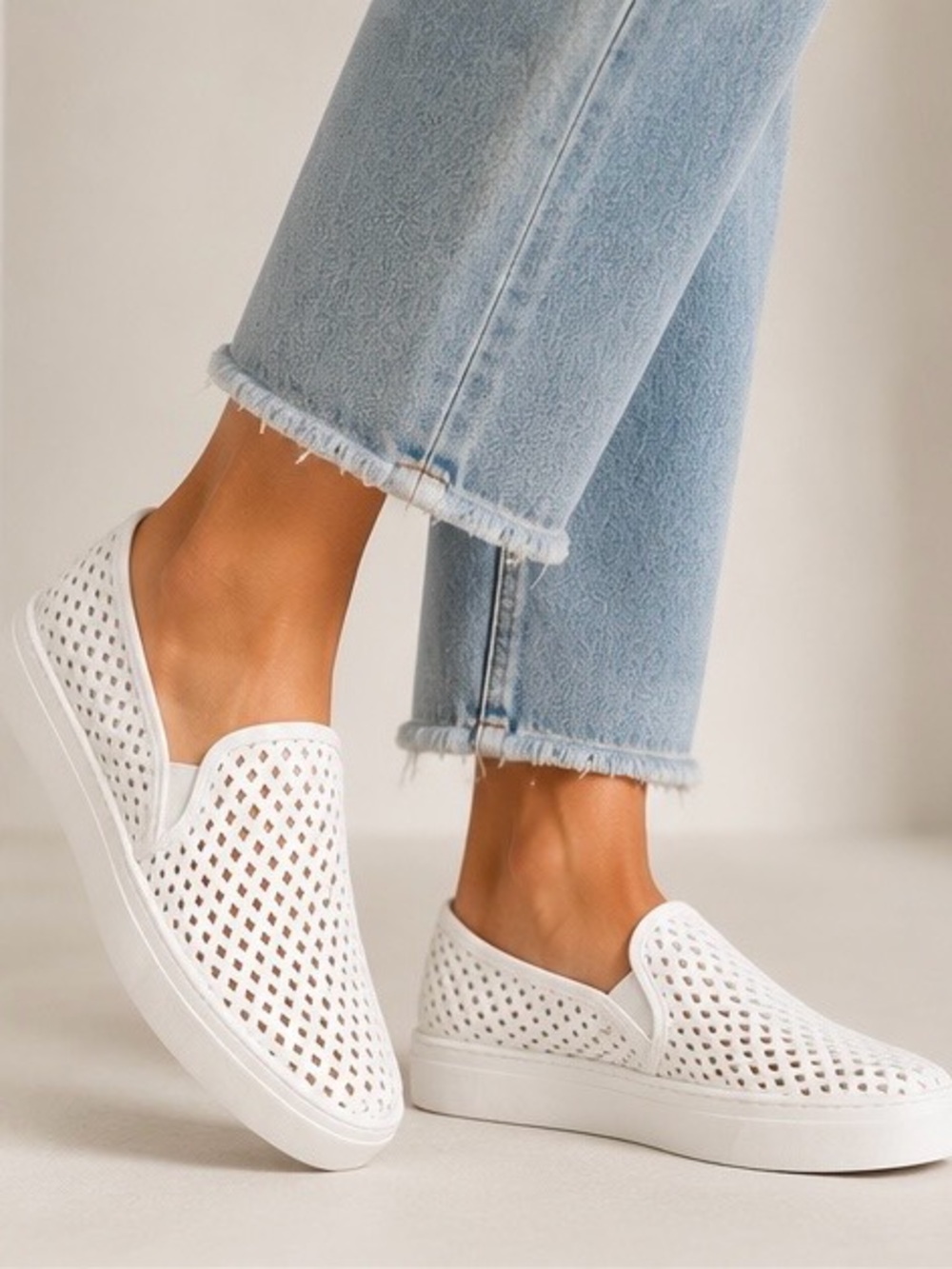 Jibs White Slip-Ons NWT Size 7
